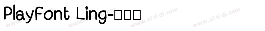 PlayFont Ling字体转换